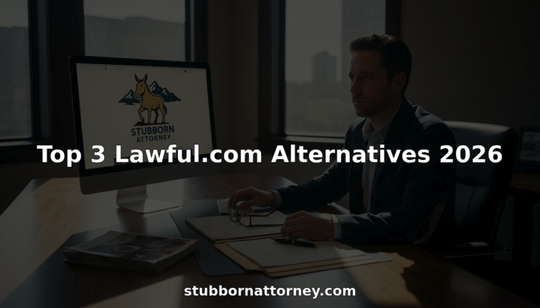 Professional reviewing law firm alternatives in office