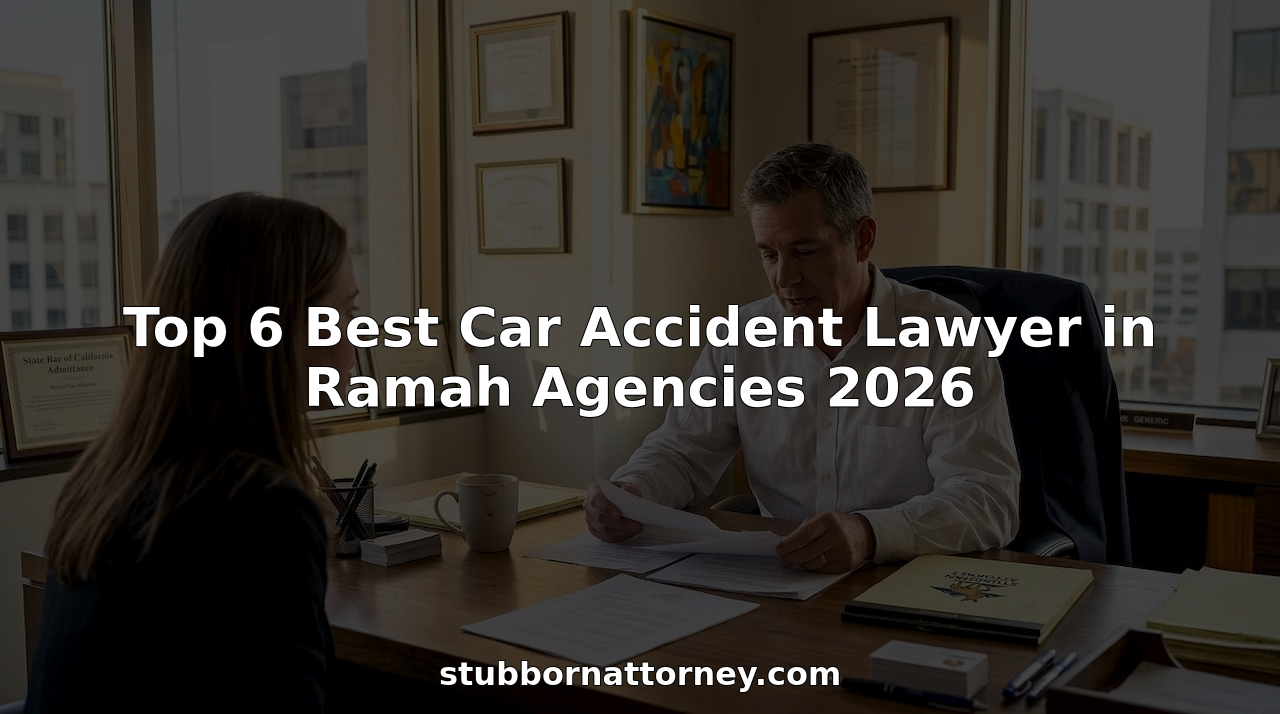 Top 6 Best Car Accident Lawyer in Ramah Agencies 2026