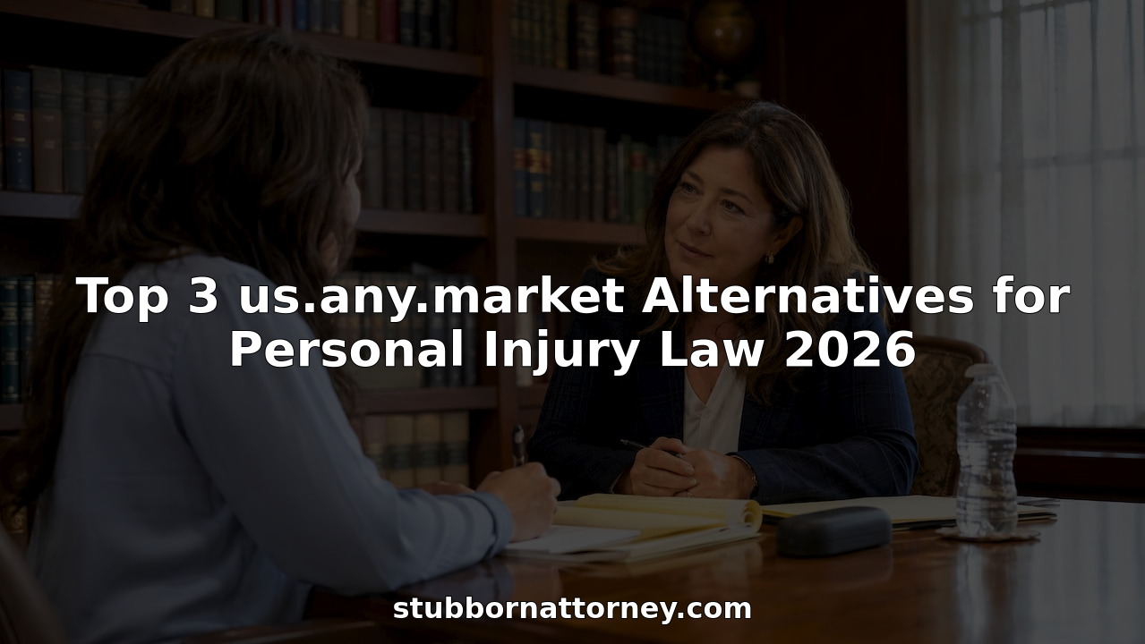 Attorney consulting personal injury client in office