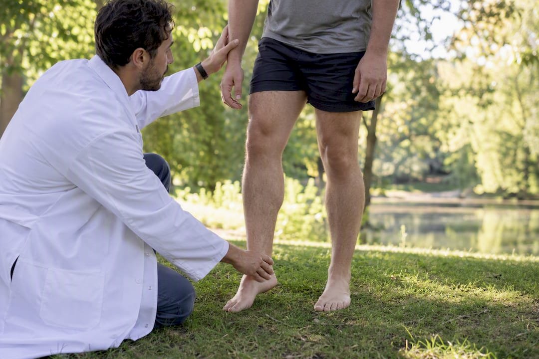 Balance test during concussion exam