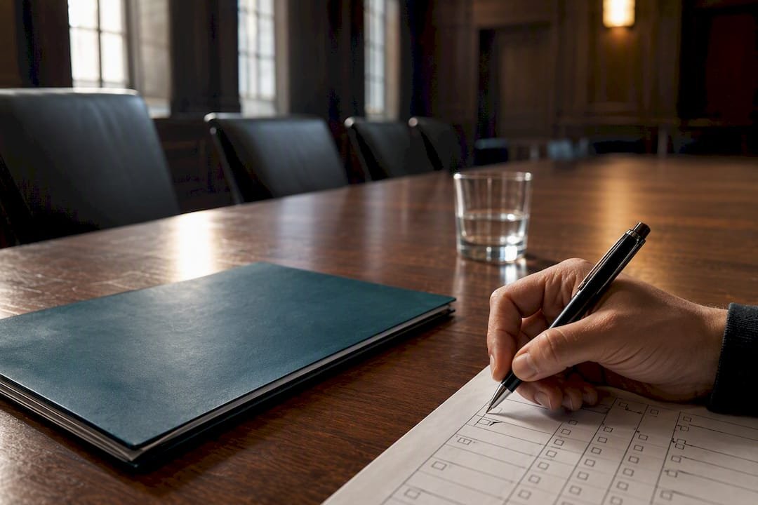 Juror reviewing a Colorado verdict form