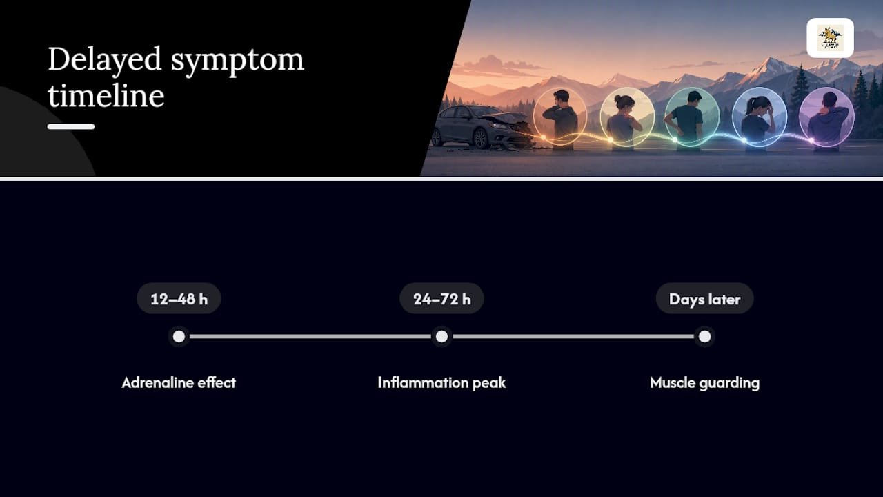 Why Symptoms Sometimes Appear Later — overview diagram