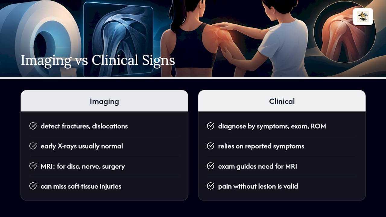 Can Soft-Tissue Injuries Show Up on an X-Ray or MRI? — overview diagram
