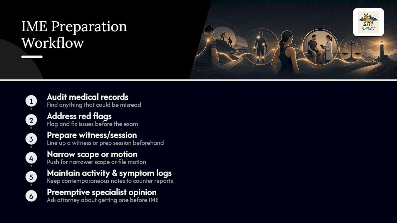 IME preparation and response workflow