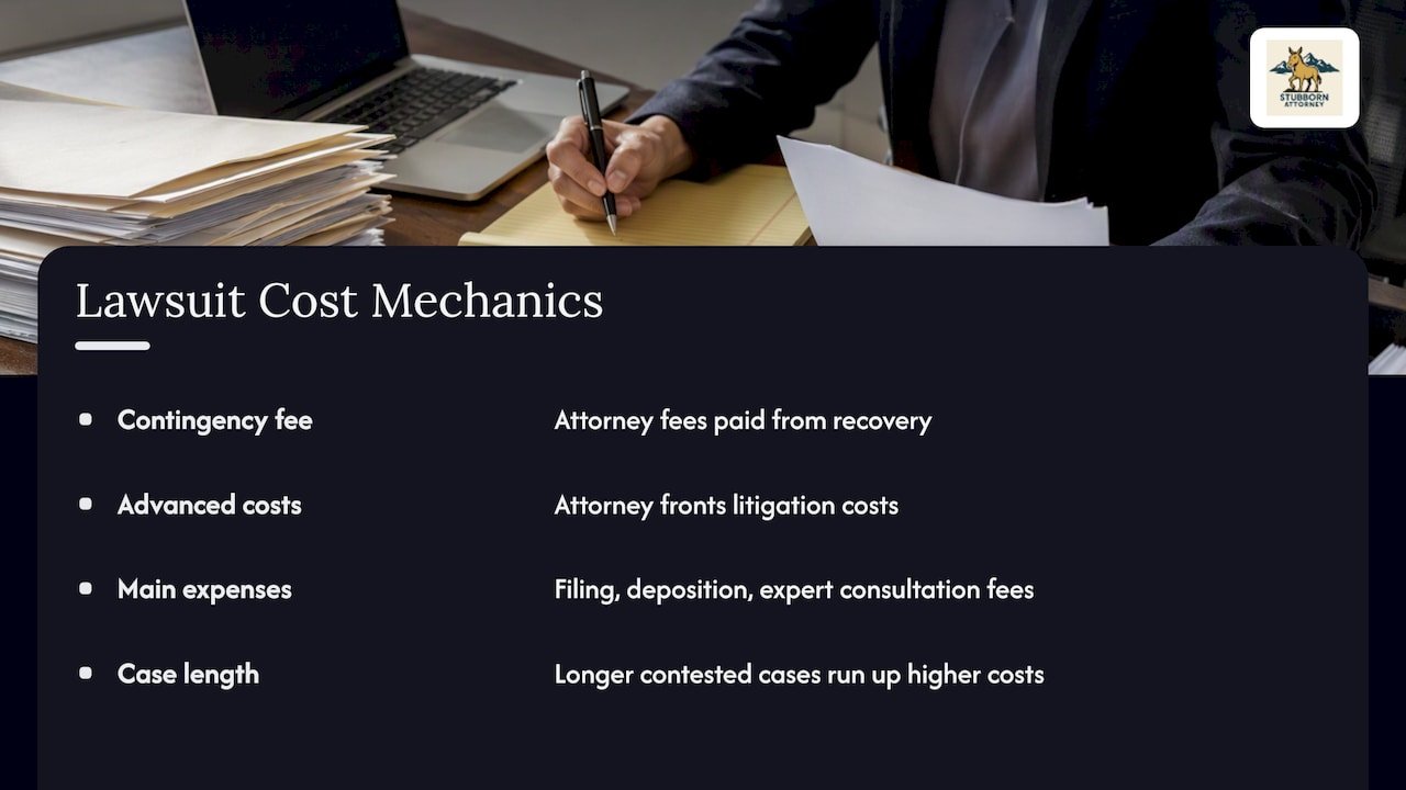 What It Costs to Pursue a Spinal Cord Injury Lawsuit in Colorado — overview diagram