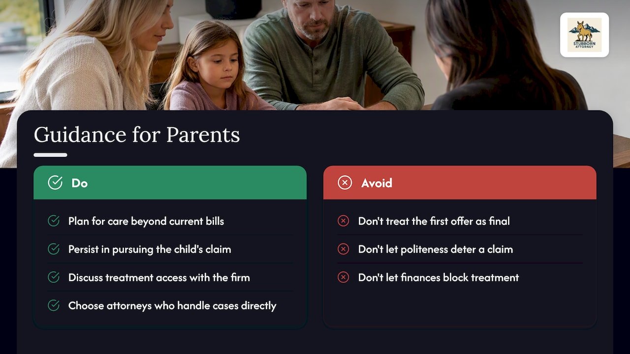 Our perspective: why parents should not go it alone — overview diagram