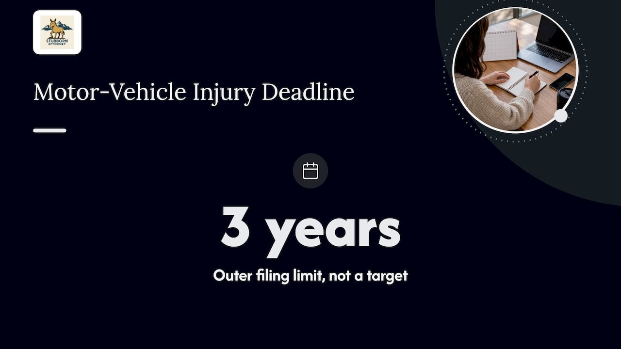 Deadlines that protect your claim — overview diagram